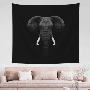 【並行輸入品】 African Elephant Tapestry Wall Tapestry Large Tapestry Elephant