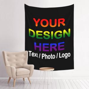 【並行輸入品】 Custom Tapestry Custom Backdrop Customized Print Personalized Im