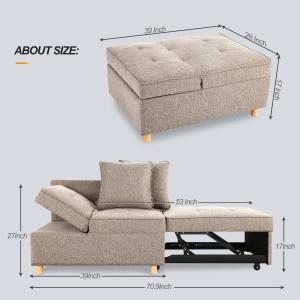 【並行輸入品】SEJOV ソファベッドチェア ...の詳細画像5