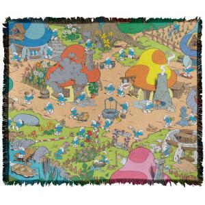 【並行輸入品】 LOGOVISION The Smurfs Blanket, 50
