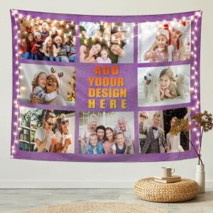 【並行輸入品】 kakapiu Custom Tapestry Customized Banner Personalized Backdrop