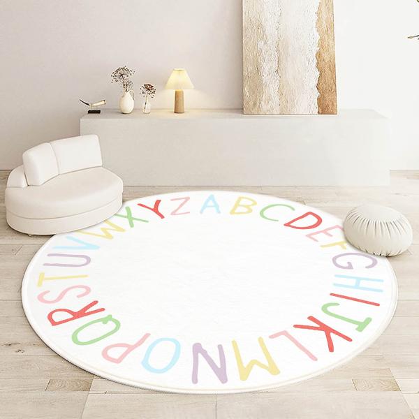 【並行輸入品】 SHIPKEY Round Kids' Rug, Play Rug for Boys...