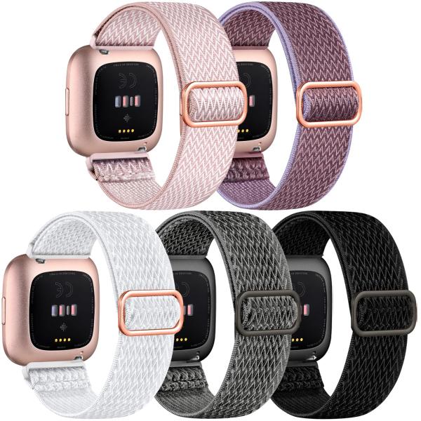 【並行輸入品】DaQin 伸縮性スポーツナイロンバンド Fitbit Versa/Versa Lit...