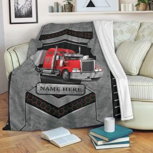 【並行輸入品】OhaPrints カスタムレッドトラックトラック運転手トラック運転手カーボンストーンパーソナライズネームソフトシェルパスローブラ