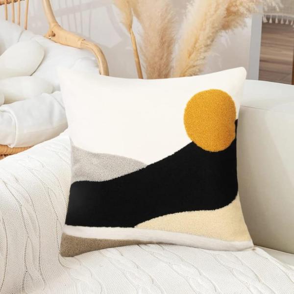 【並行輸入品】Merrycolor ボーホー サンスロークッションカバー 18 x 18 テクスチャ...