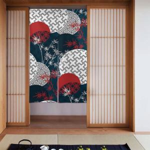 【並行輸入品】 JCETUNO Door Curtains for Doorways Japanese Style Printed Cotton
