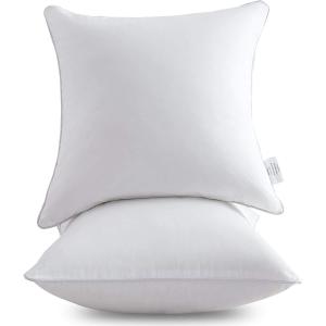 【並行輸入品】 Leeden 26 x 26 Throw Pillow Inserts (Set of 2) with 100% Cotton