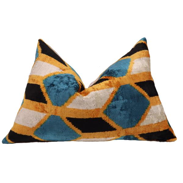 【並行輸入品】CANVELLO ハンドメイドベルベットスローピロー、16x24インチ、プレミアムダウ...