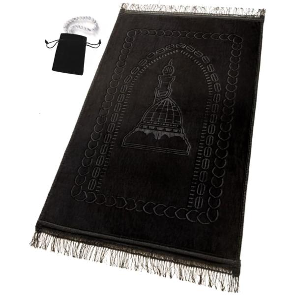【並行輸入品】 Durable Prayer Rug Muslim Mat Islamic   Lu...