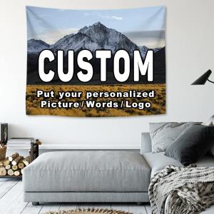 【並行輸入品】KafeProssカスタムタペストリー壁掛けアート 40 x 50インチ お気に入りの画像 テキスト 寮 バナー 寝室 美的 Ka
