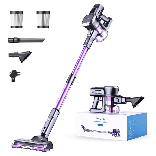 【並行輸入品】 Lubluelu Cordless Vacuum Cleaner, Stick Va...