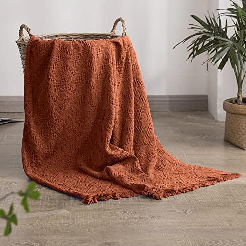 【並行輸入品】Simple&amp;Opulence コットン100% スローブランケット ベッド カウチ ...