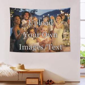 【並行輸入品】 Custom Tapestry Custom Tapestry Upload Images Custom Backdrop wi