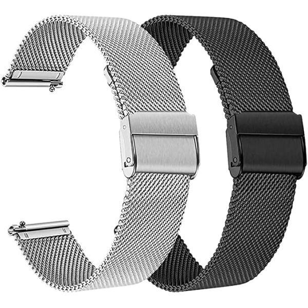 【並行輸入品】 FitTurn 22mm Metal Bands Compatible with S...
