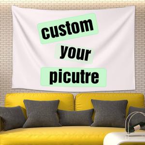 【並行輸入品】 Custom Tapestry Upload Images Personalized Design with Photo/Log