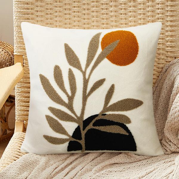 【並行輸入品】Merrycolor ボーホー クッションカバー 20x20 房状 ミッドセンチュリー...