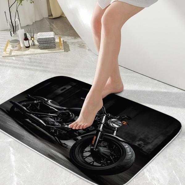 【並行輸入品】レトロレーサー オートバイ モダン バイク バスルーム バスタブ コーラルベルベット ...