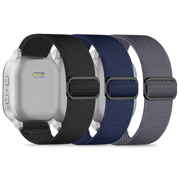 【並行輸入品】Folavii 3個パック 伸縮性ナイロン Gizmo Watch 3 2 1/Gab...