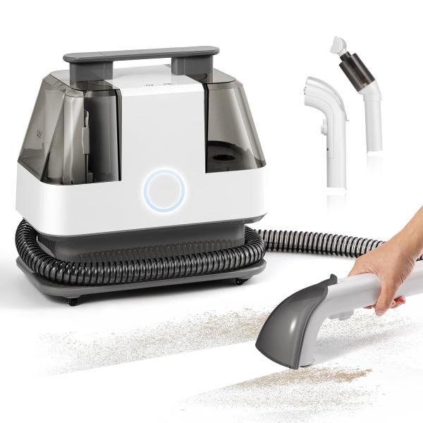 【並行輸入品】Hapyvergo 室内装飾クリーナーマシン 15KPa ポータブルカーペット カウチ...