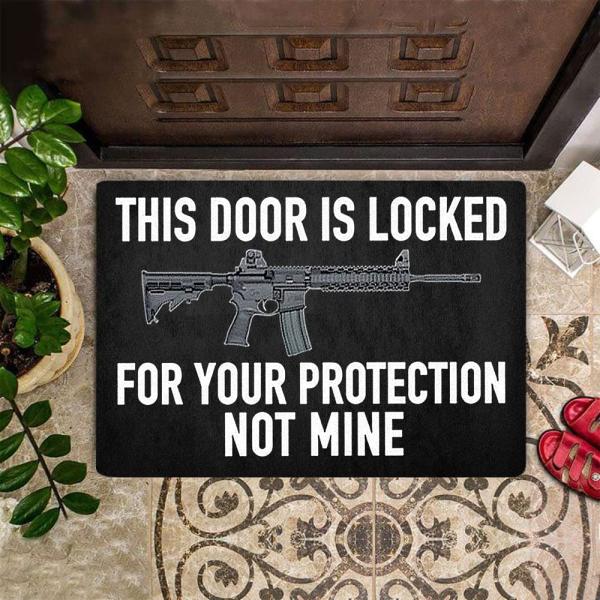 【並行輸入品】 Indoor Mat for Carpet This Door is Locked ...