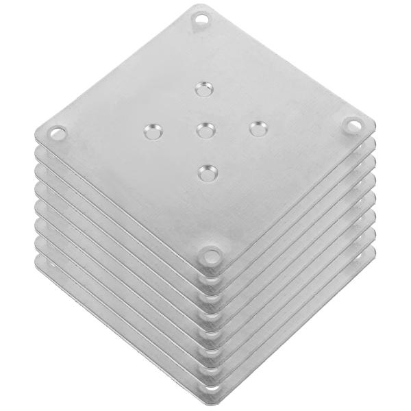 【並行輸入品】家具脚用マウントプレート:テーブルレッグマウントプレート8枚 家具脚アタッチメントプレ...