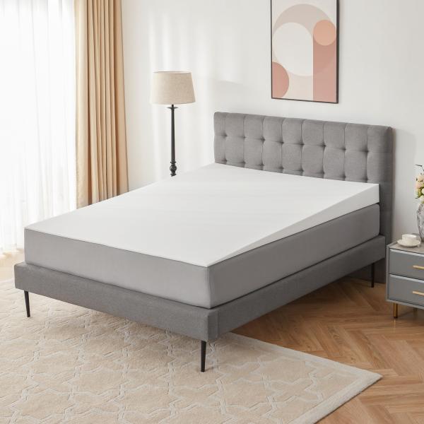 【並行輸入品】Lazyzizi マットレスウェッジのみ 5インチ クイーン 傾斜ベッドウェッジ マッ...