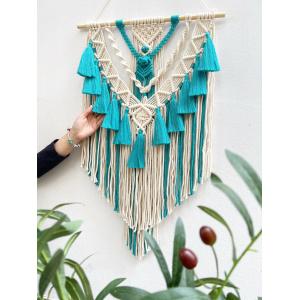 【並行輸入品】 BMIDRUT Hanging Macrame Tapestry Woven Boho Wall Art Handmade Ma