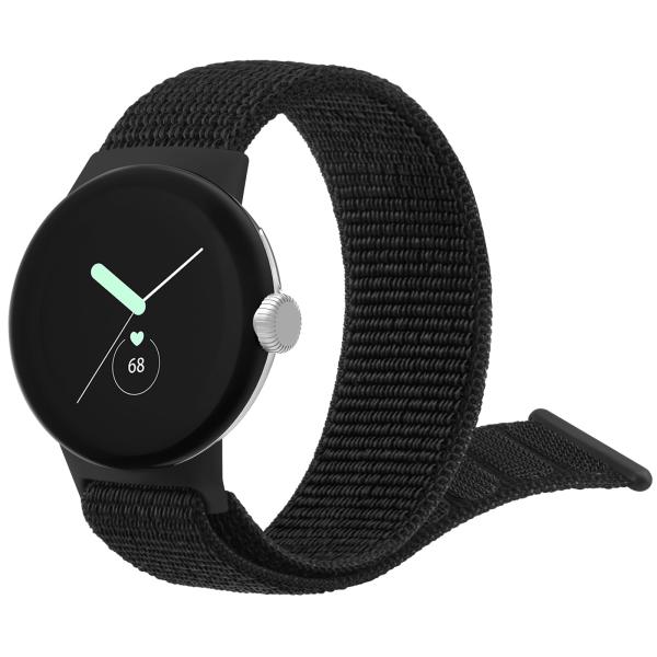 【並行輸入品】Oumida ソフトナイロンベルクロバンド Google Pixel Watchバンド...