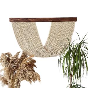 【並行輸入品】 Large Macrame Wall Hanging Boho Wall Decor for Living Room Woven