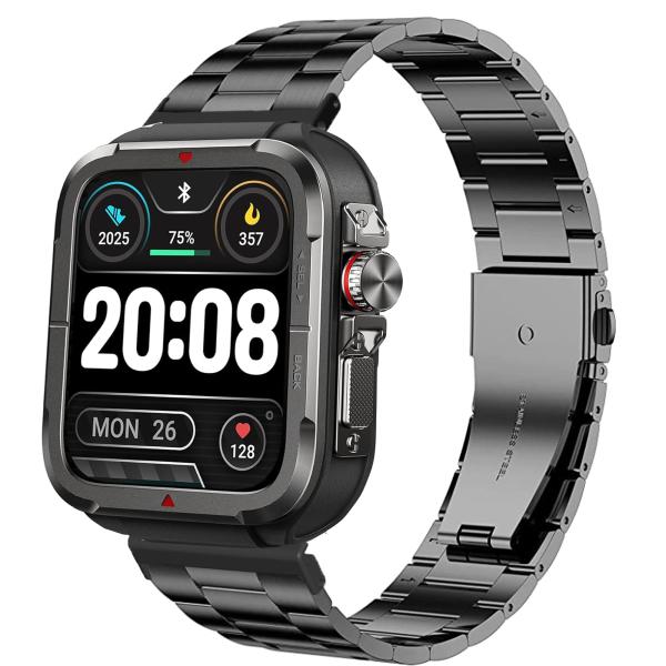 【並行輸入品】Lamshaw SKG R8スマートウォッチバンド クイックリリースステンレススチール...