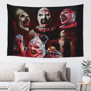 【並行輸入品】 Falqeud Terrifier 2 Tapestry Wall Hanging Home Decoration Wall B
