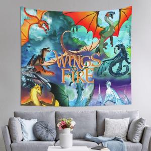 【並行輸入品】 Falqeud Wings Of Fire Tapestry Wall Hanging Home Decoration Wall