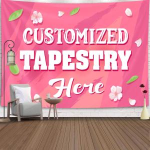 【並行輸入品】 KYVBUOTS Custom Tapestry Upload Images Customized Wall Hanging P