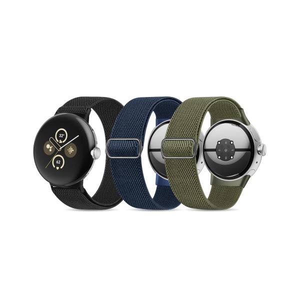 【並行輸入品】伸縮性のあるナイロンバンド Google Pixel Watch 2バンド/Pixel...