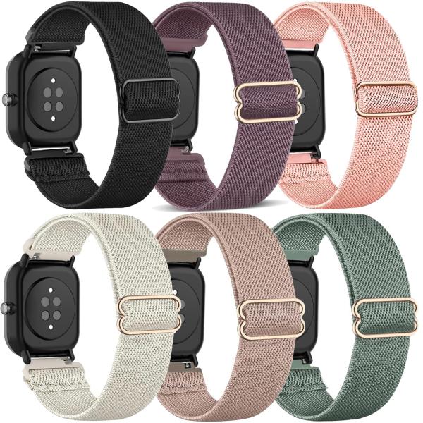 【並行輸入品】TUCOMO 伸縮性ナイロン腕時計バンド 6本パック Amazfit GTS/GTS ...
