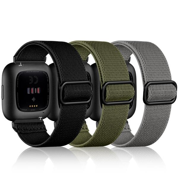 【並行輸入品】Maledan (マレダン) ゴムバンド 3本パック Fitbit Versa/Ver...