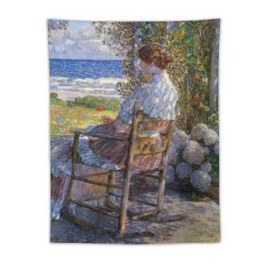 【並行輸入品】 Childe Hassam Prints Wall Art Poster (50) Wall Art Tapestry Scro