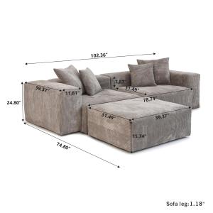 【並行輸入品】 JACH Sectional ...の詳細画像3