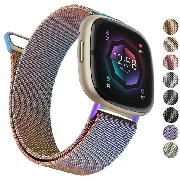 【並行輸入品】AKメタルバンド Fitbit Sense 2 / Senseバンド / Fitbit...