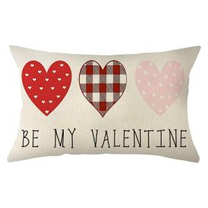 【並行輸入品】Ogiselestyle Be My Valentine Love Hearts スロー枕カバー 12 x 20インチ バレンタイ