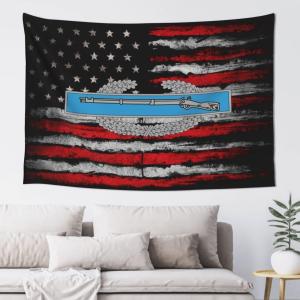 【並行輸入品】 Army Combat Infantry Badge Tapestry Wall Hanging For Bedroom Hom