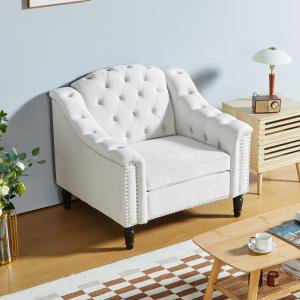 【並行輸入品】LEVNARY ホワイトベルベッ...の詳細画像3