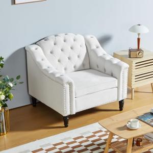 【並行輸入品】LEVNARY ホワイトベルベッ...の詳細画像4