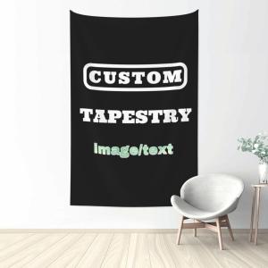 【並行輸入品】HTYJFIG カスタムタペストリー アップロード イメージ カスタマイズタペストリー 壁掛け パーソナライズ 背景 ギフト ホー