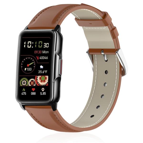 【並行輸入品】Lzwldan レザー腕時計バンド Mindrose H80 1.45インチスマートウ...