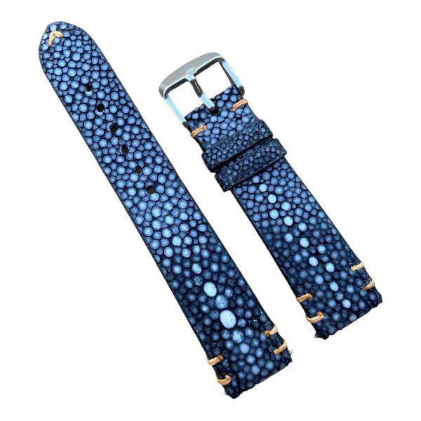 【並行輸入品】 Genuine Black Stingray Leather/Skin Watch ...