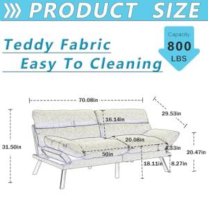 【並行輸入品】Anwick モダン布団 カウチ...の詳細画像4