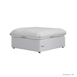 【並行輸入品】 WJShome Ottoman...の詳細画像4