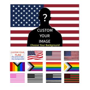 【並行輸入品】 Grdsaw Custom America Flag Tapestry, Double Sided, Pink Pride Bu