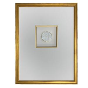 【並行輸入品】 Framed Religious Intaglios in 12x16 Gold Frame (The Talents)